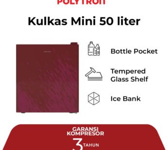Polytron kulkas portable 1 pintu PRH-51R/X